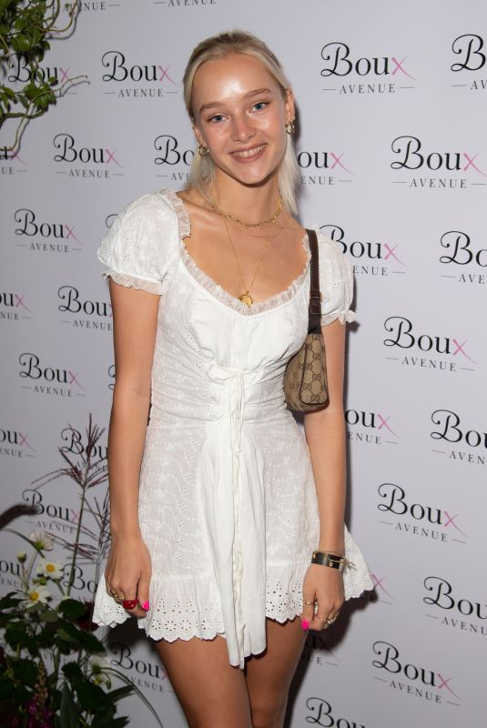 MADDI WATERHOUSE at Boux Avenue AW19 Launch in London 08/29/2019