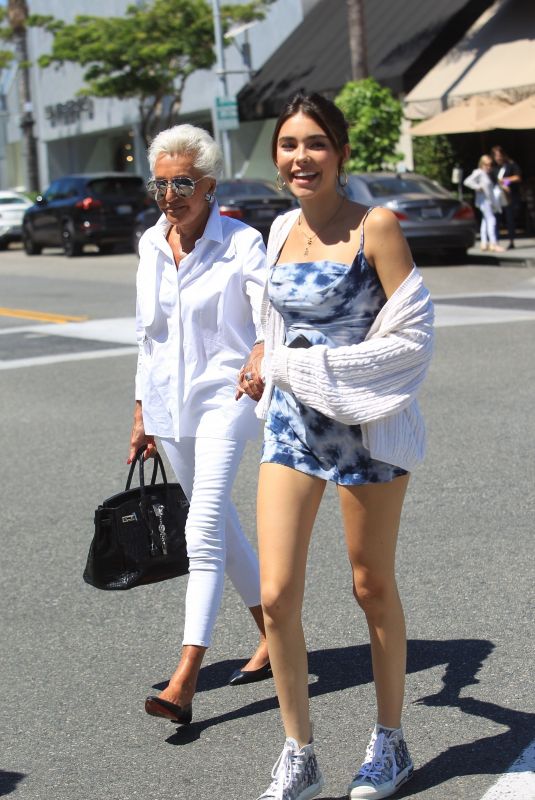 MADISON BEER at Il Pastaio in West Hollywood 08/20/2019