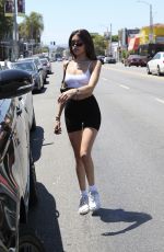 MADISON BEER in Tight Shorts Out Shopping in West Hollywood 08/05/2019