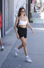 MADISON BEER in Tight Shorts Out Shopping in West Hollywood 08/05/2019