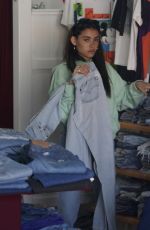 MADISON BEER in Tight Shorts Out Shopping in West Hollywood 08/05/2019