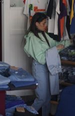 MADISON BEER in Tight Shorts Out Shopping in West Hollywood 08/05/2019