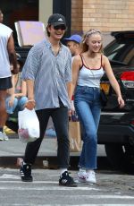 MAIKA MONROE and Joe Keery Out Shopping in New York 08/17/2019