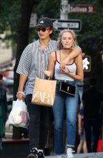 MAIKA MONROE and Joe Keery Out Shopping in New York 08/17/2019