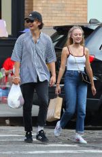 MAIKA MONROE and Joe Keery Out Shopping in New York 08/17/2019