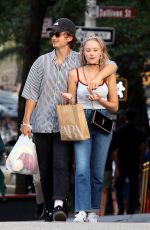 MAIKA MONROE and Joe Keery Out Shopping in New York 08/17/2019