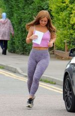 MAISIE SMITH in Leggings Out in London 08/02/2019