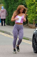 MAISIE SMITH in Leggings Out in London 08/02/2019
