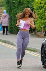 MAISIE SMITH in Leggings Out in London 08/02/2019