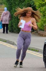 MAISIE SMITH in Leggings Out in London 08/02/2019