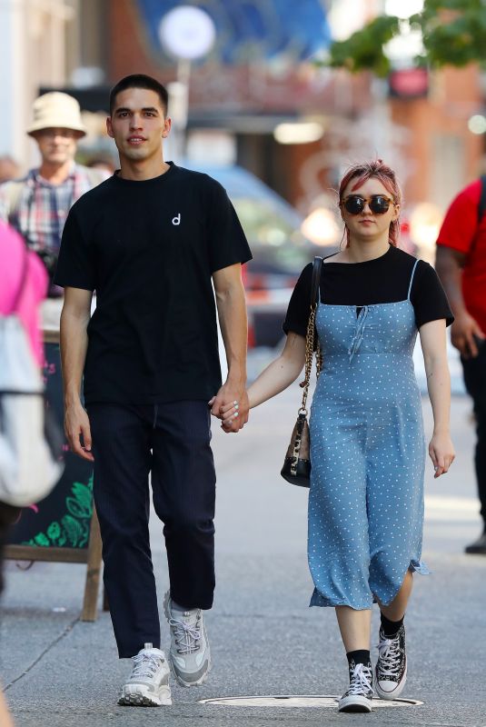 MAISIE WILLIAMS and Reuben Selby Out in New York 08/29/2019