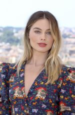 MARGOT ROBBIE at Once Upon a Time in Hollywood Photocall in Rome 08/03/2019
