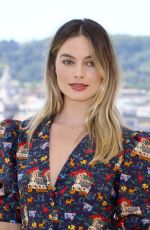 MARGOT ROBBIE at Once Upon a Time in Hollywood Photocall in Rome 08/03/2019