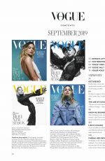 MARGOT ROBBIE in Vogue Magazine, Australia September 2019