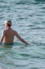 MARIA PEDRAZA in Bikini at a Beach in Ibiza 07/12/2019