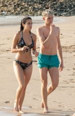 MARIA PEDRAZA in Bikini at a Beach in Ibiza 07/12/2019