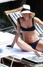 MARIA SHARAPOVA in Bikini at a Pool in Positano 07/22/2019