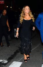 MARIAH CAREY Arrives at Barbara Streisand Concert in New York 08/03/2019