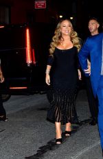 MARIAH CAREY Arrives at Barbara Streisand Concert in New York 08/03/2019