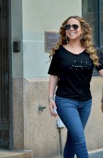 MARIAH CAREY Out and About in New York 08/17/2019