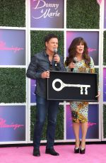 MARIE and Donny OSMOND Receive Keys to the Las Vegas Strip at Flamingo Las Vegas Hotel & Casino 08/23/2019
