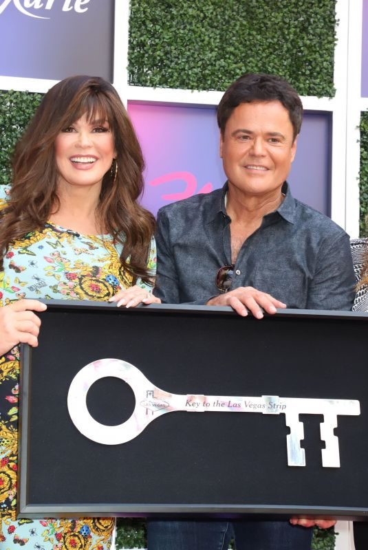 MARIE and Donny OSMOND Receive Keys to the Las Vegas Strip at Flamingo Las Vegas Hotel & Casino 08/23/2019