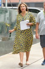 MARISKA HARGITAY on the Set of Law and Erder: Special Victims Unit in New York 08/06/2019