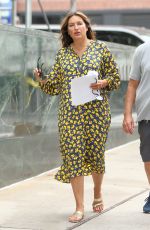 MARISKA HARGITAY on the Set of Law and Erder: Special Victims Unit in New York 08/06/2019