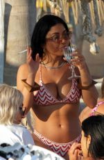 MARTHA KALIFATIDIS in Bikini on Vacation in Mykonos 06/18/2019