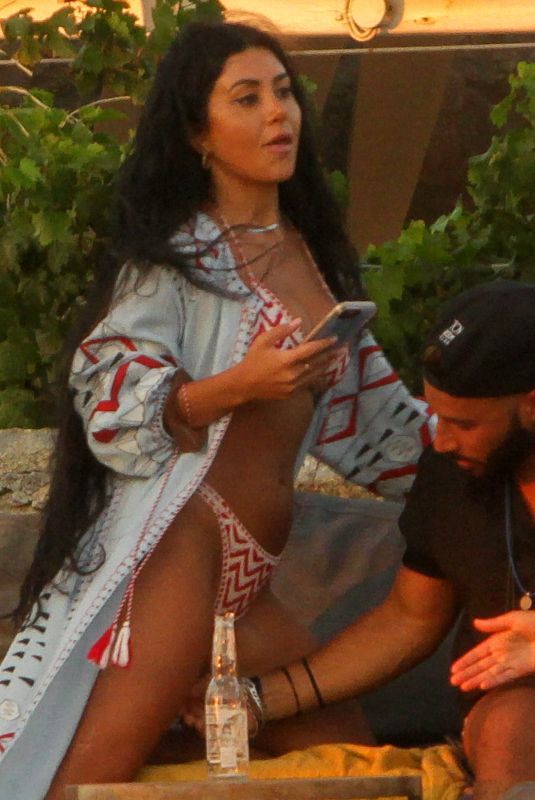 MARTHA KALIFATIDIS in Bikini on Vacation in Mykonos 06/18/2019