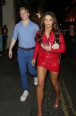MAURA HIGGINS Night Out in London 08/25/2019