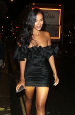 MAYA JAMA Leaves Sexy Fish Restaurant in London 08/14/2019