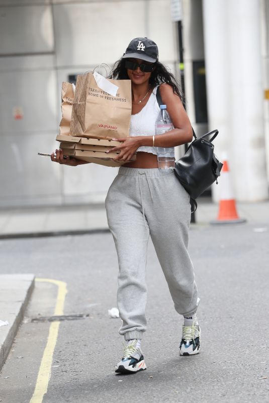 MAYA JAMA Out and About in London 08/03/2019