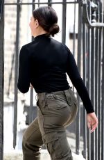MEGAN BARTON HANSON Arrives at Celebs Go Dating Office in London 08/13/2019