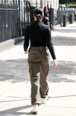 MEGAN BARTON HANSON Arrives at Celebs Go Dating Office in London 08/13/2019