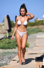 MEGAN BARTON HANSON in Bikini on the Set of Celebs Go Dating in Crete 07/30/2019
