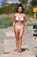 MEGAN BARTON HANSON in Bikini on the Set of Celebs Go Dating in Crete 07/30/2019