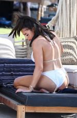MEGAN BARTON HANSON in Bikini on the Set of Celebs Go Dating in Crete 07/30/2019