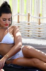 MEGAN BARTON HANSON in Bikini on the Set of Celebs Go Dating in Crete 07/30/2019