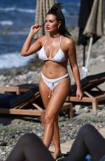 MEGAN BARTON HANSON in Bikini on the Set of Celebs Go Dating in Crete 07/30/2019