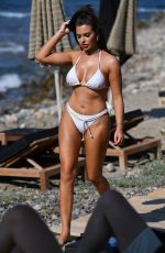 MEGAN BARTON HANSON in Bikini on the Set of Celebs Go Dating in Crete 07/30/2019