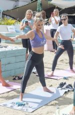 MEGAN BARTON HANSON, ROSIE WILLIAMSn DAISIE SMITH, DANIELLE PEAZER and RACHEL WARD at Isle of Paradise at Fulham Beach in London 08/22/2019