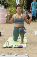 MEGAN BARTON HANSON, ROSIE WILLIAMSn DAISIE SMITH, DANIELLE PEAZER and RACHEL WARD at Isle of Paradise at Fulham Beach in London 08/22/2019