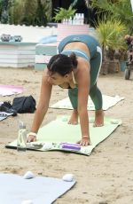 MEGAN BARTON HANSON, ROSIE WILLIAMSn DAISIE SMITH, DANIELLE PEAZER and RACHEL WARD at Isle of Paradise at Fulham Beach in London 08/22/2019