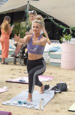 MEGAN BARTON HANSON, ROSIE WILLIAMSn DAISIE SMITH, DANIELLE PEAZER and RACHEL WARD at Isle of Paradise at Fulham Beach in London 08/22/2019