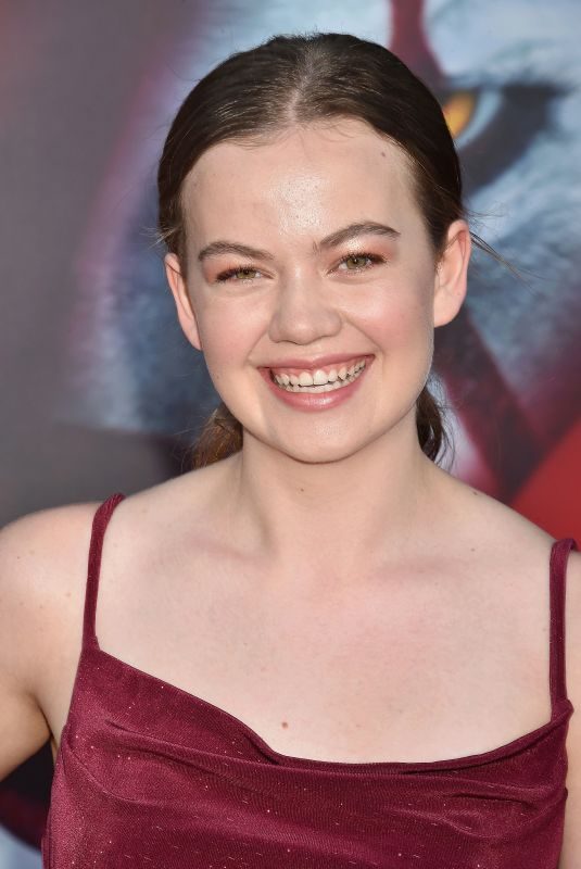 MEGAN CHARPENTIER at It: Chapter Two Premiere in Westwood 08/26/2019