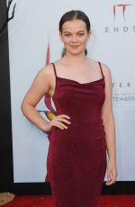 MEGAN CHARPENTIER at It: Chapter Two Premiere in Westwood 08/26/2019