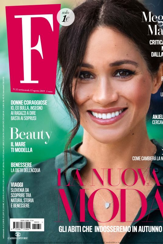 MEGHAN MARKLE in F Magazine, August 2019