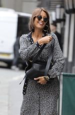 MEL SYKES Arrives at The Ivy in Covent Garden 08/07/2019