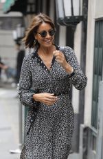 MEL SYKES Arrives at The Ivy in Covent Garden 08/07/2019